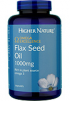 *Sale* Higher Nature Omega Excellence Flax Seed Oil 1000mg 60, 120, 180 caps